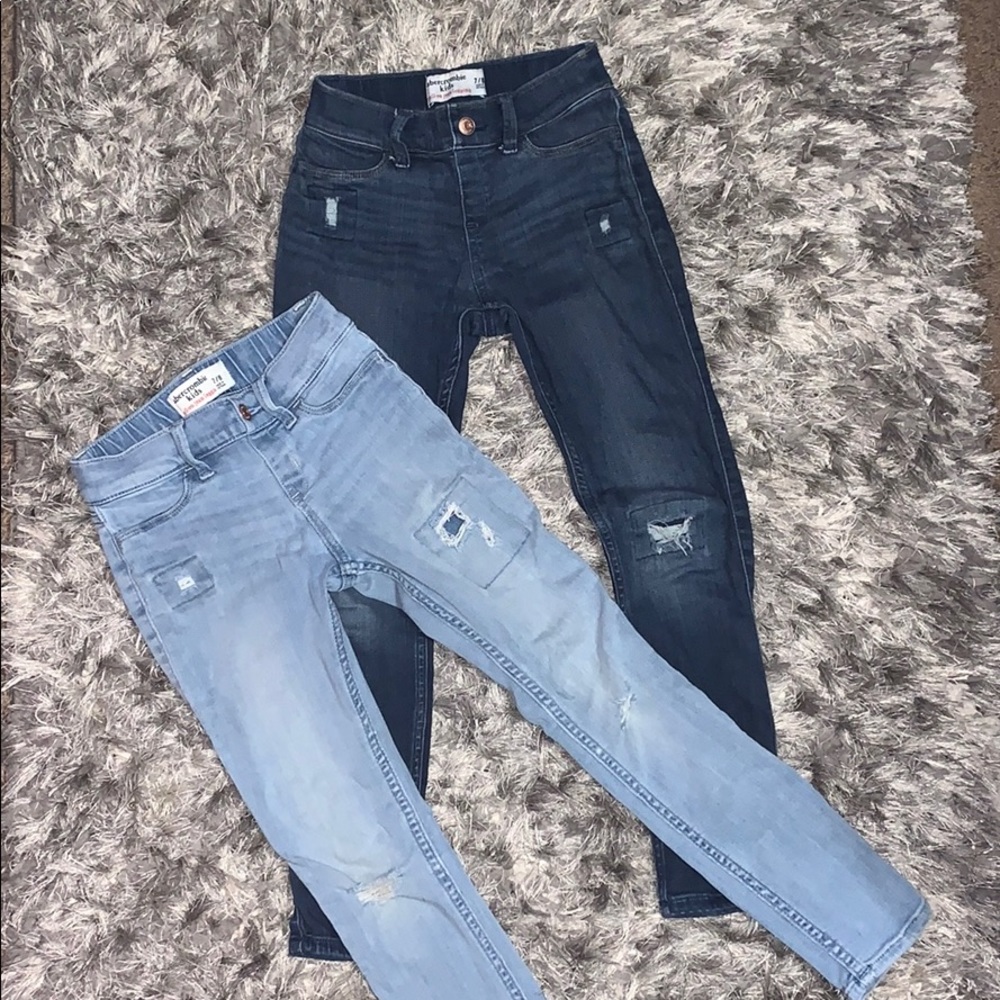 BUNDLE! Abercrombie pull on jean-leggings